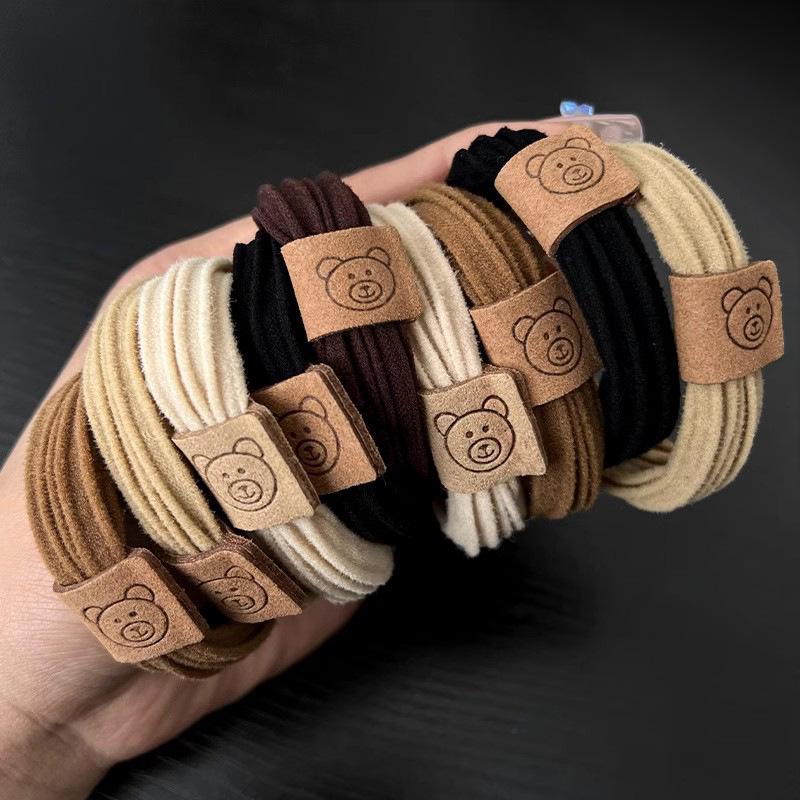 Koreanischer minimalistischer Haargummi - Stilvolles Gummiband für Mädchen & Kinder, Trendiges Haaraccessoire