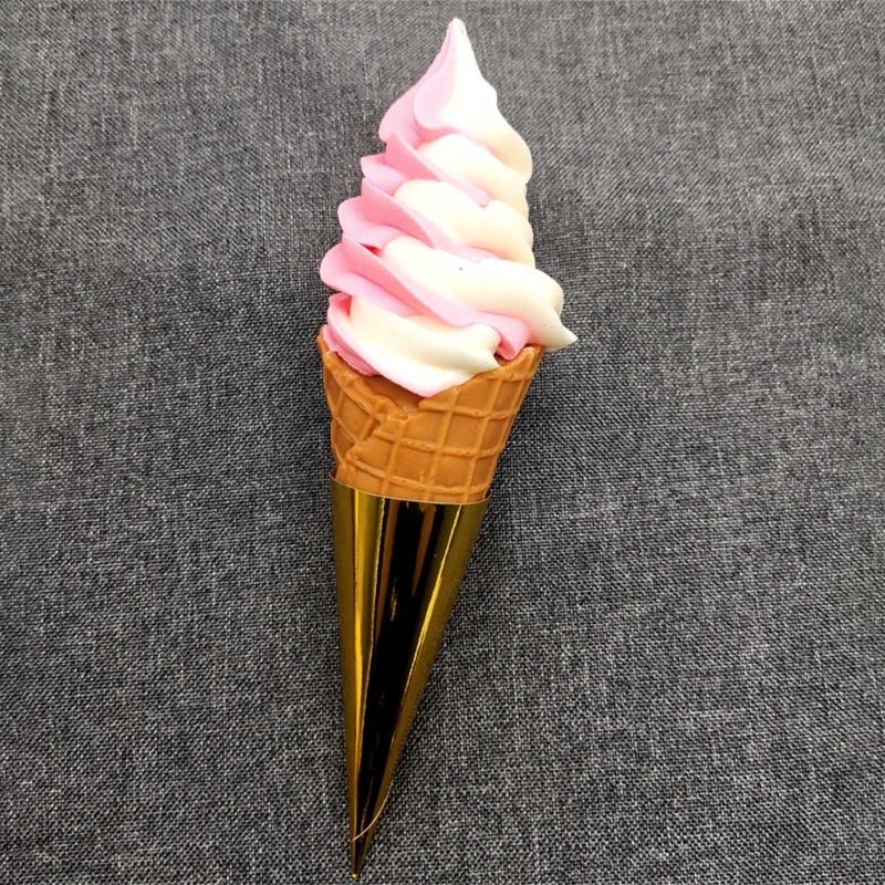 Artificial Ice Cream Model for Photography Props, Fake Ice Cream Model , Plastic Ice Cream Model for Shop Display