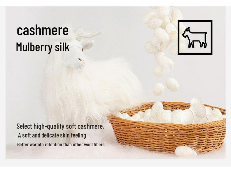 Men's Cashmere Silk Warm Underwear Set - Antibacterial Acrylic Heat-Generating Fabric, Autumn Clothes & Pants