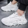 Height-increasing Casual Men's Shoes Summer New Retro Shoes Trendy Thick-soled, Lightweight and Versatile Running Breathable Sports Shoes