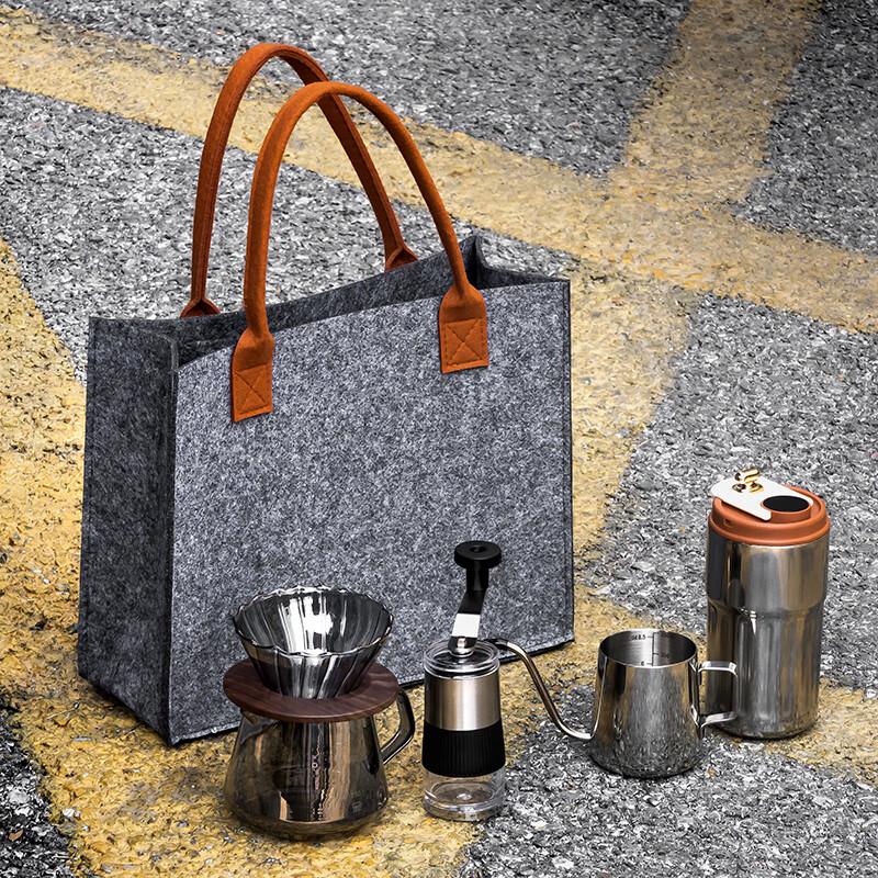 Elegant Handmade Stainless Steel Coffee Cup Set (4-Piece)