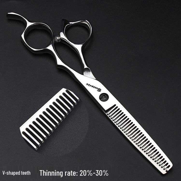 Professionelles 6-Zoll Friseurscheren-Set: Gerade & Ausdünnschere