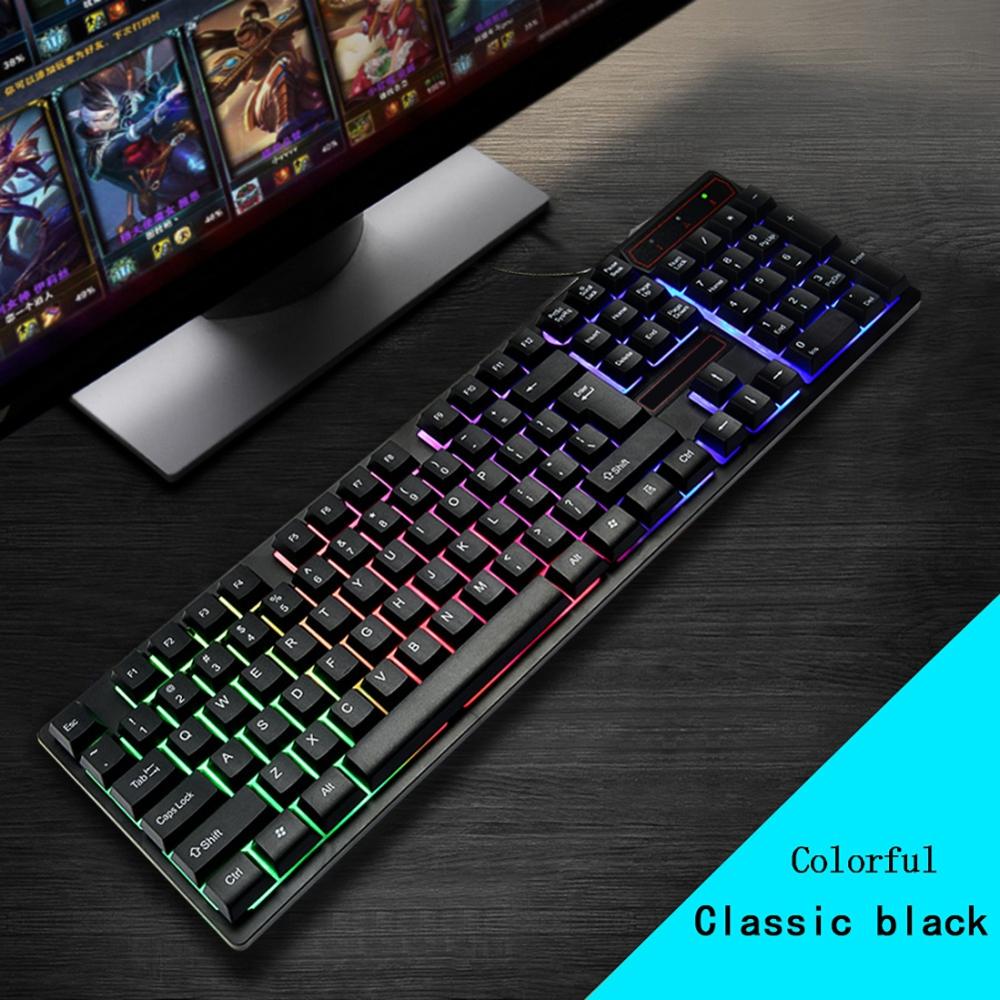 Tech Com Keyboard Buy Colorful LED Backlit USB Wired Gaming Keyboard, 19 Key Anti ...