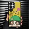 V-Valorant Cute Catoon Plating Phone Case For Samsung Galaxy S24 S25 FE S26 Edge S23 Ultra S22 S21 Plus S20 Anti-Fall Airabag Co
