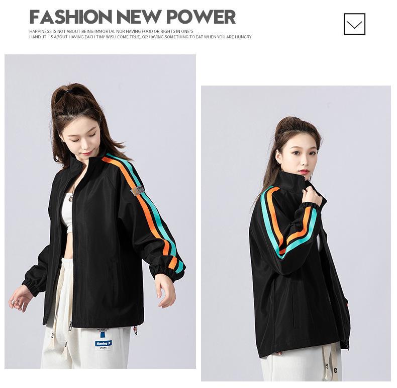 Men's Trendy Spring Baseball Jacket - Casual Outerwear with Long Sleeves and Printed Logo