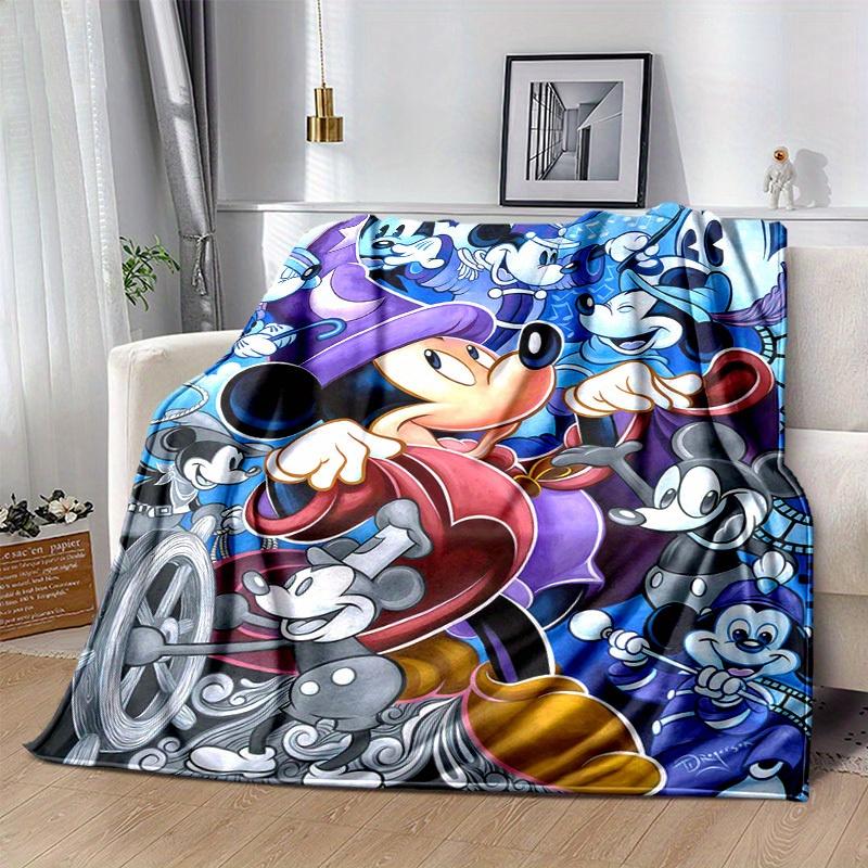 1pc. Cartoon Mickey Mouse Blanket, Seasonal Home Decor Gift for Friends and Family, Soft Throw Blanket for Couch, Bed, or Car, Perfect for A