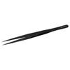 Accuracy Tweezer Portable Stable Corrosion Resistance Fine Point Tweezer for Cellphone PC Black