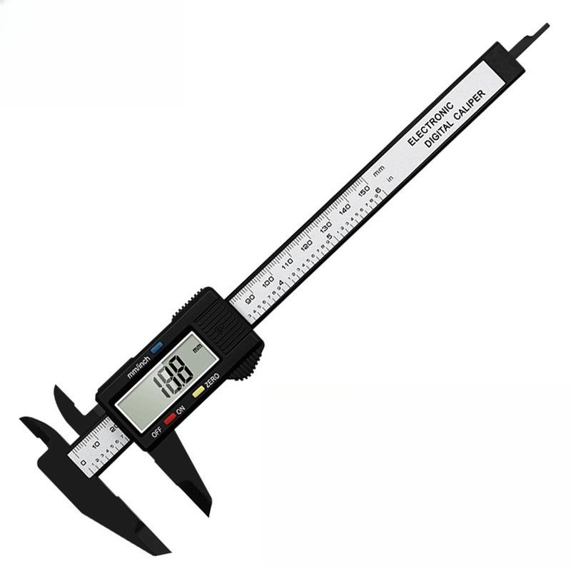 Digital Vernier Caliper 150Mm Plastic Measuring Tool With Lcd Display For Students Engineers Mini Precision Ruler