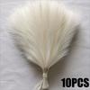 GeeParty 10Pcs Fluffy Pampas Grass Fake Reed Simulated Artificial Flower Boquet for Birthday Party Decoration
