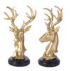 Modern Deer Statue Resin Miniatures Figurine Art Craft Animal Sculpture  Prop