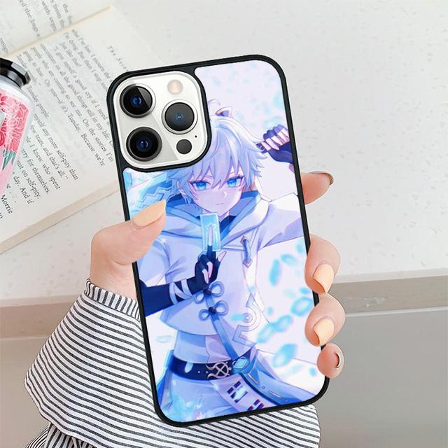 Genshin Impact Chongyun Phone Case For iPhone 17 Air 16 15 14 plus 12 13 Pro max Soft Bumper Shell Cover coque