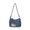 Multi-pocket Dog-pattern Casual Commuting Lightweight Large-capacity Shoulder Bag with Crossbody Strap Casually