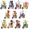 13cm Dragon Ball Z Anime Figure Son Goku Master Roshi Locomotives PVC Action Kame Sennin Motorcycle Toys for Children Collector