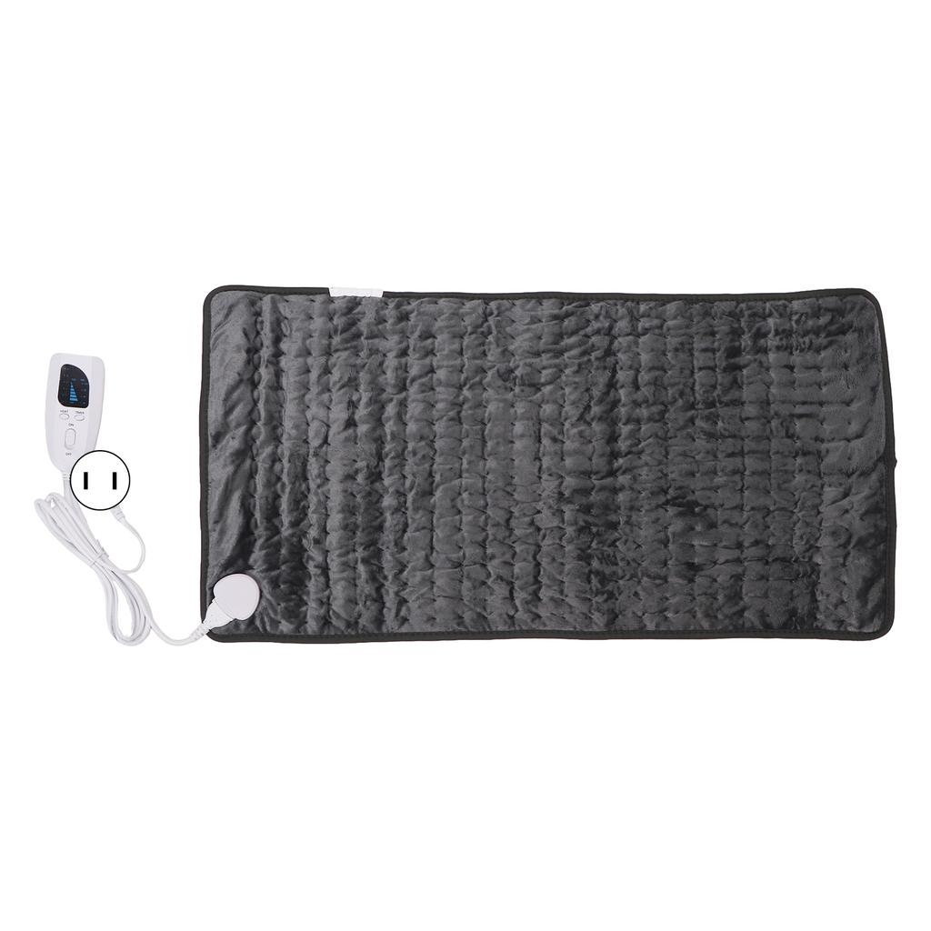 Electric Warmer Pad Soft 6 Heat Settings Auto Electric Heated Blanket Dark Green 29.9 X 15.7in US