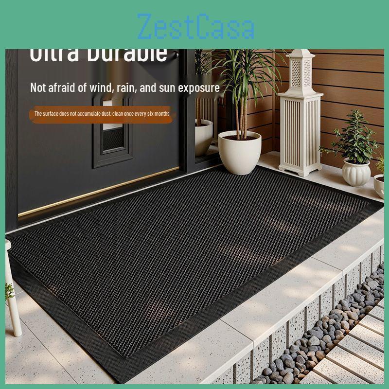 Elastic 2025 Highend Doormat Silk Washable Nonslip Wearresistant Dustremoving Outdoor Mat