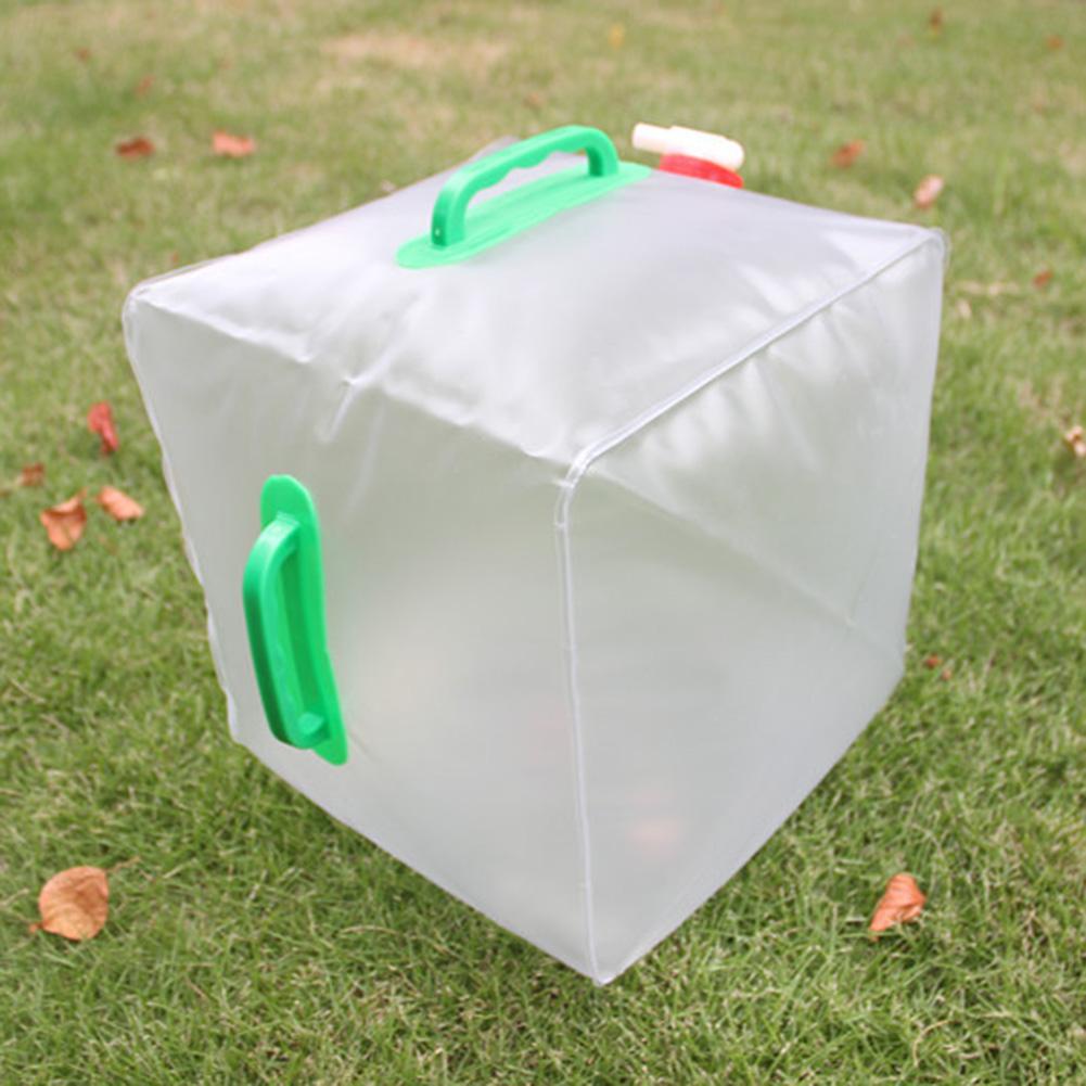 Outdoor Foldable Portable Transparent EVA Water Bag ultralight Large Capacity(20L)