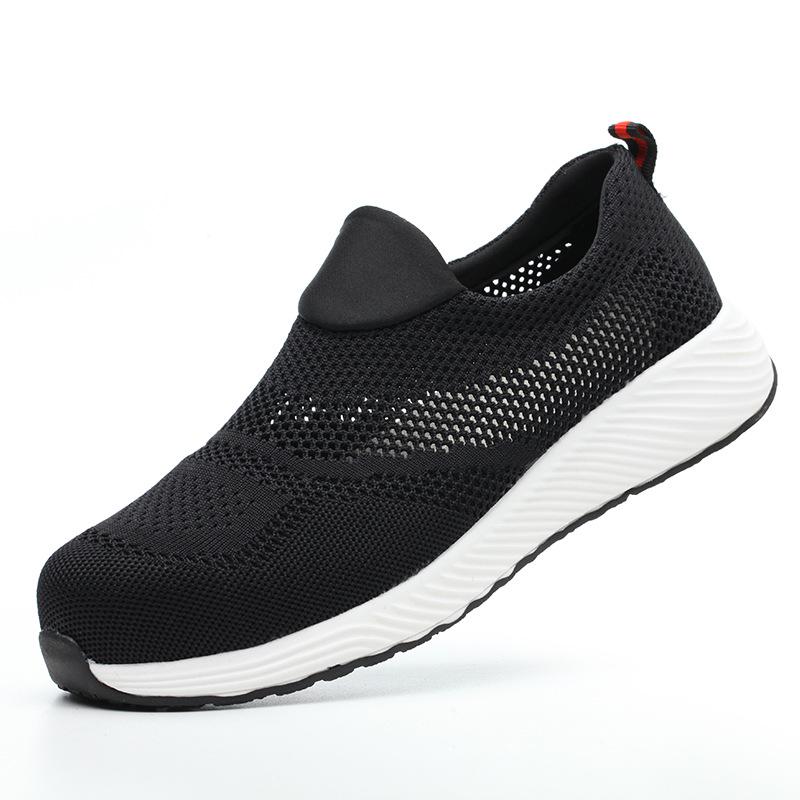 

Tinggu Дышащая защитная обувь со стальным носком и сеткой: Легкий, устойчивый к запахам, ударопрочный и антипрокольный.