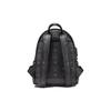 MCM Stark Monogram Studded Leather Backpack Unisex Backpack Black MMKAAVE03BK001