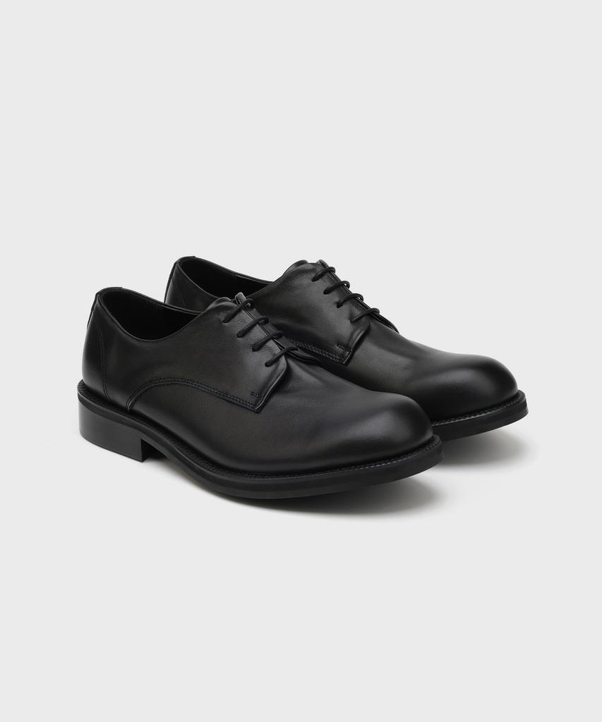Firenze Atelier [Vibram] Contemporary Wrinkle Derby 1600 [Kip Black]