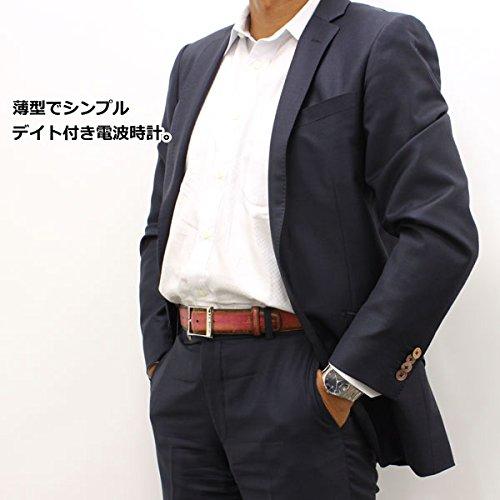 Citizen Collection Simple Adjust Eco-Drive Radio-Controlled Watch, Slim Type, AS1060-54L, Men's