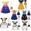 Kids Kpop Demon Hunters Dress Clothes Cosplay Costume Girls Cartoon Rumi Dresses Children Casual Girl Dress Halloween Xmas Party