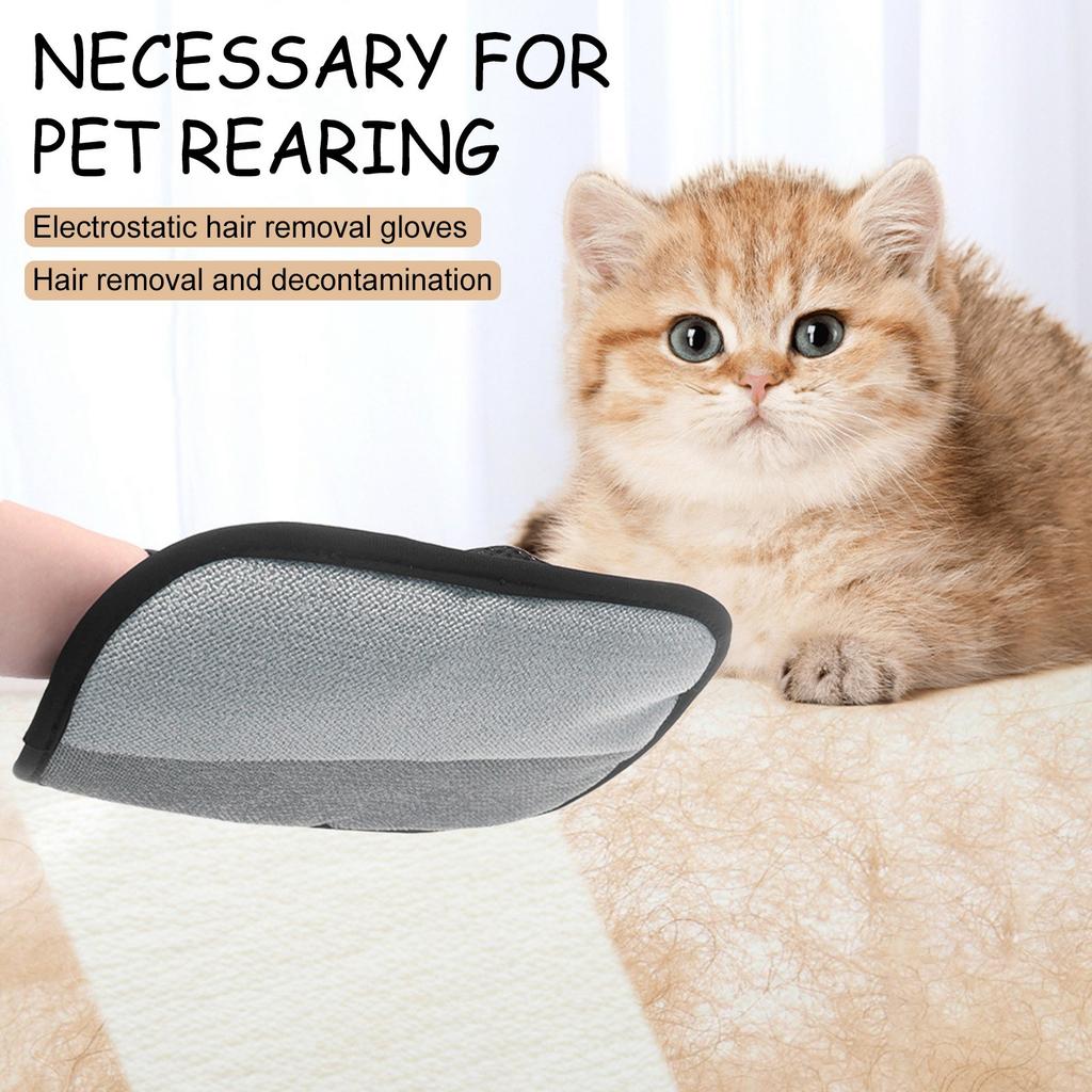 Pet Hair Removal Gloves, Electrostatic Pet Hair Removal Device, Reusable Dog And Bed Sheets, Sofas, Clothes, Carpets, Car Seats