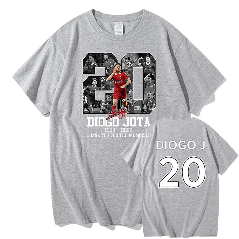 Diogo Jota Tees Unisex Letter Print Tshirt Summer Cotton Men Women Pure Cotton Tshirts Fashion Unisex Streetwear Hip Hop TShirt