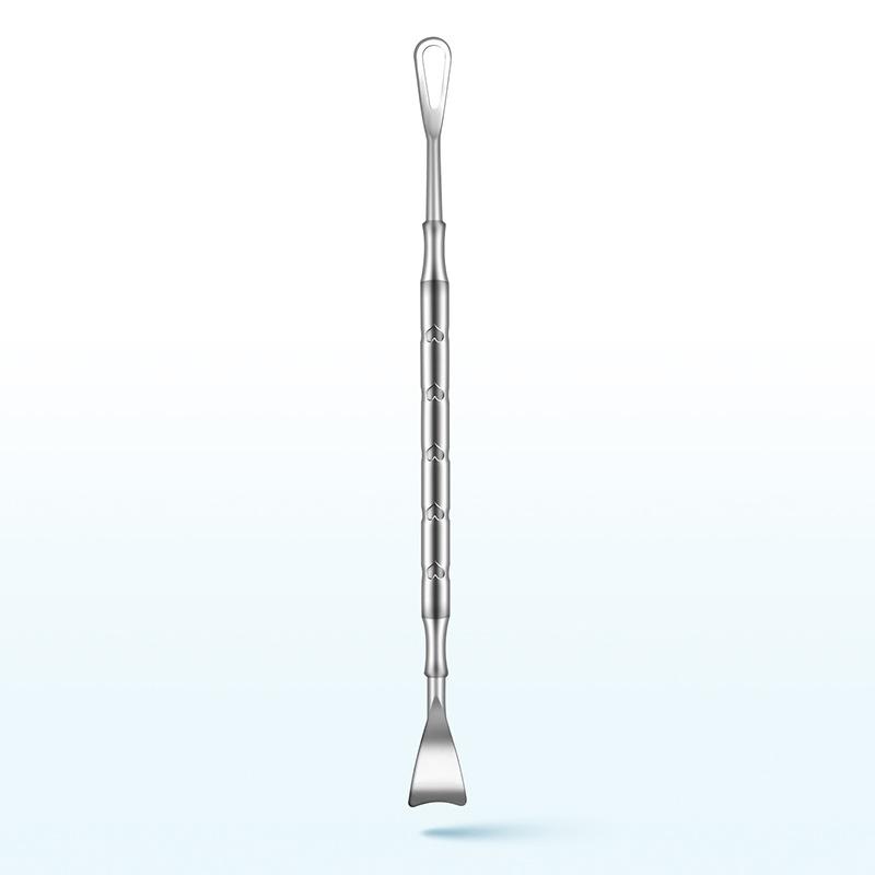 

Скребок для удаления черных точек из нержавеющей стали, двусторонний, игла для удаления акне, инструмент для чистки носа от черных точек, двусторонний, двойного назначения, игла для удаления акне 1PCS серебряный