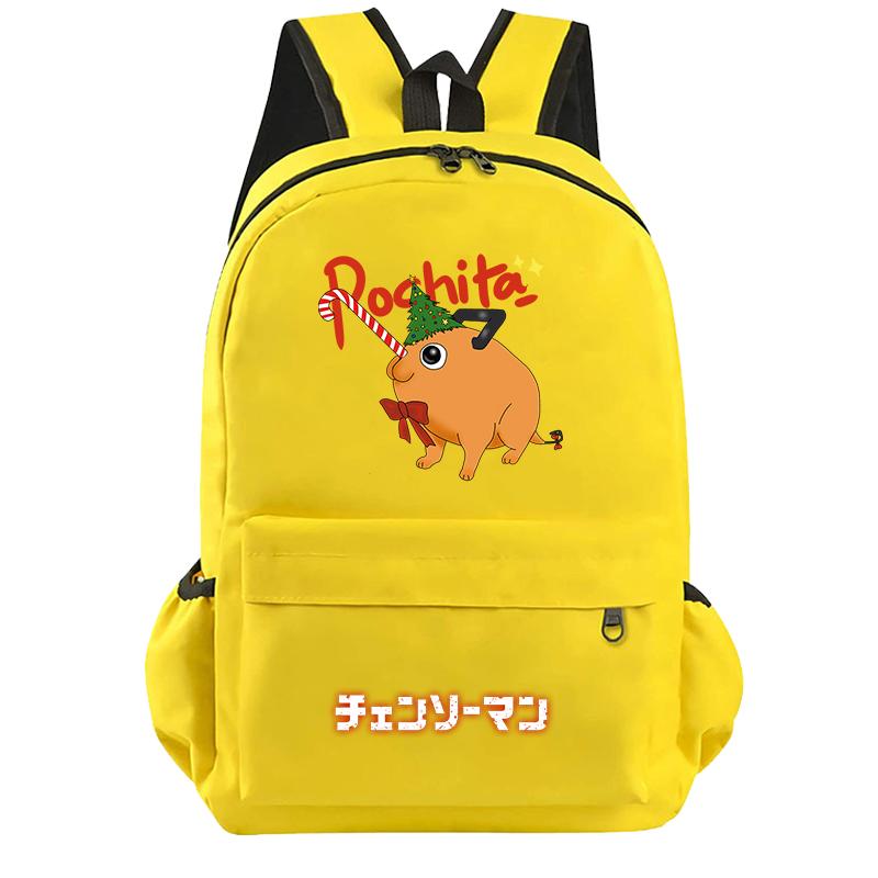 Anime Chainsaw Man Rucksack für Jungen Mädchen Hildren Zurück zur Schule Schultasche Student Kawaii Rucksack Luffy Nami Lysop Leichte Taschen
