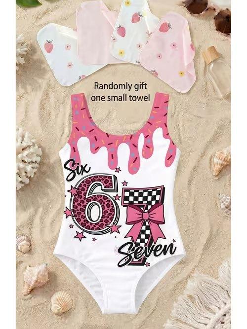 Bañador de una pieza para niña Lindo Dibujo Animado Colorido Estampado de Unicornio Sin Mangas Ropa de baño Verano para Niños Traje de Baño para Playa