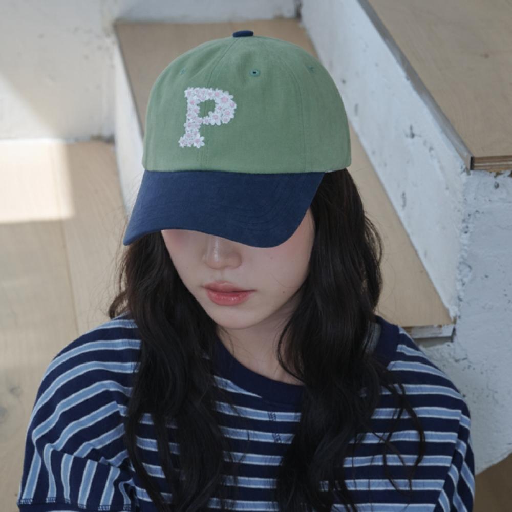 

AllincomPlete Floral P Logo ballcaP 4 Colors Blue & Teal (Floral P)