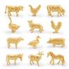 Miniature Pvc Farm Animal Model Pack With Static Livestock And Poultry For Collection And Decor