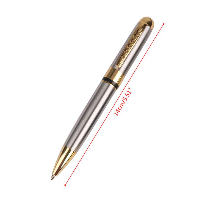 1.0mm Luxury Metal Rotary Ballpoint Pen Signature Rollerball Business School Office Supplies