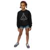 HARRY POTTER Girls Deathly Hallows Symbol Sweatshirt
