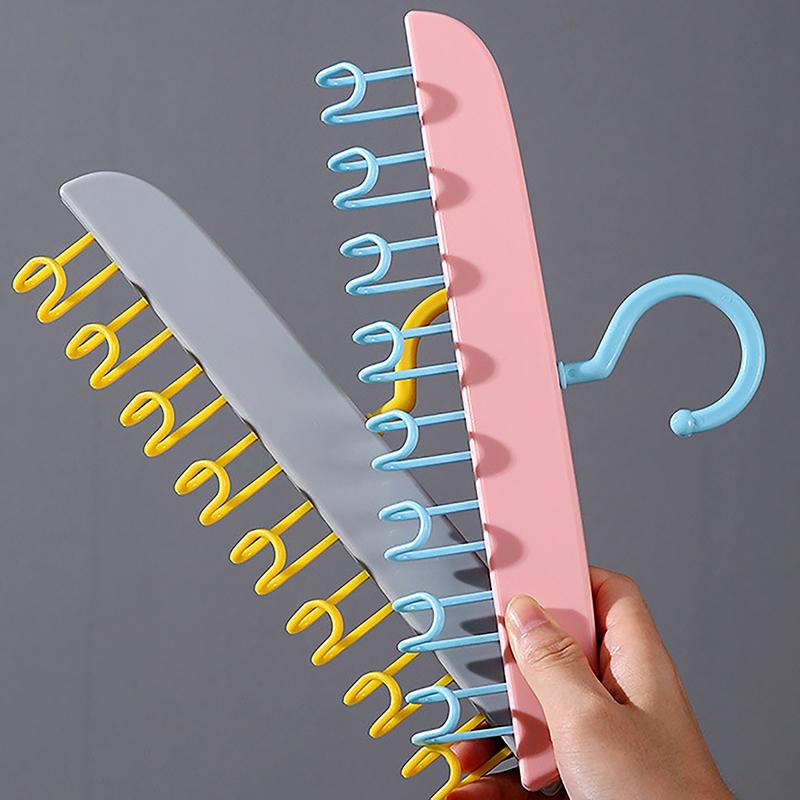 Multiple Hooks Women Storage Bra Hangers For Clothes Case Home Wardrobe Accessories Supplly Scarf Organizer Men Tie Belt Hangers