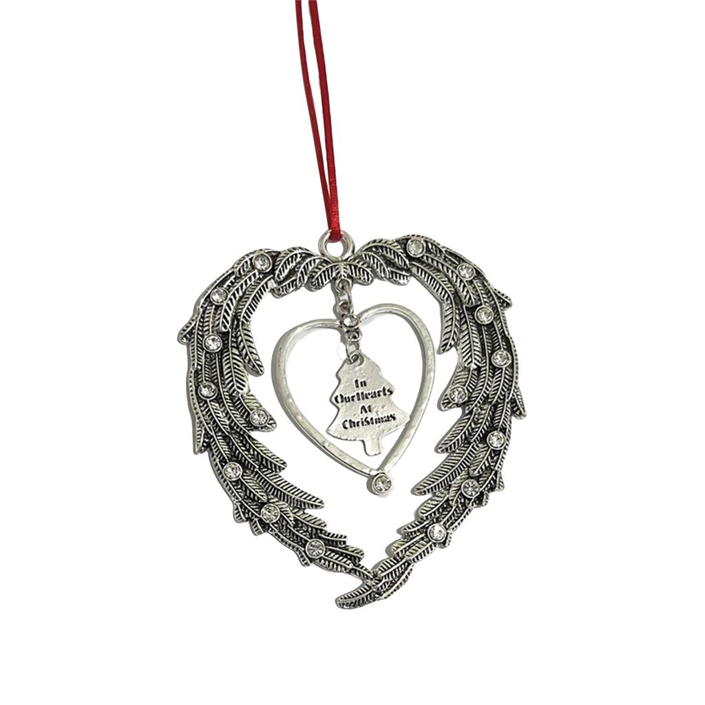 Dekoracyjny żelazny ornament świąteczny Metalowy wiszący wisiorek Akcesoria do dekoracji domu Prezent świąteczny dla rodziny i dzieci