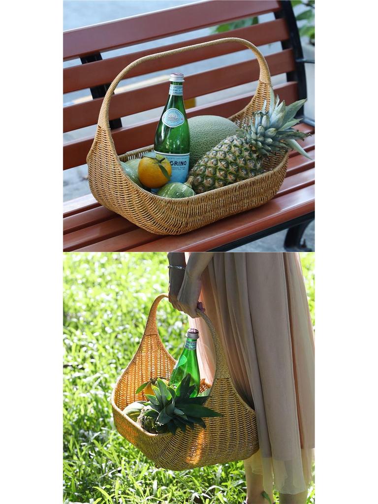 Luxury Outdoor Rattan-Style Picnic & Gift Basket