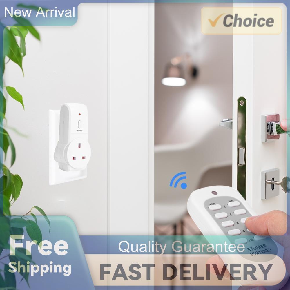 

UK Plug Wireless Remote Control Smart Socket Electrical Outlet Lamp Power Switch China Mainland