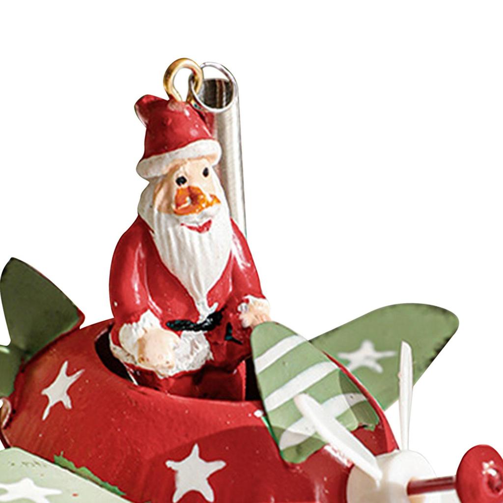 Kerst Vliegtuig Decoratie Kerstboom Decoratie Hangend Vliegtuig Ornament voor Slaapkamer Kantoor Festivals Open Haard Thuis