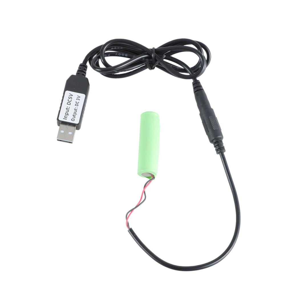 120CM USB To 3V LR6 AA Battery Substitute Cable USB Power Converters for Continuous Power In Electronics Devices