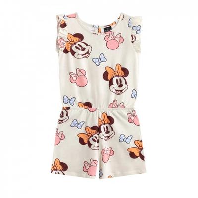 Girls Minnie Mouse All-Over Print Playsuit