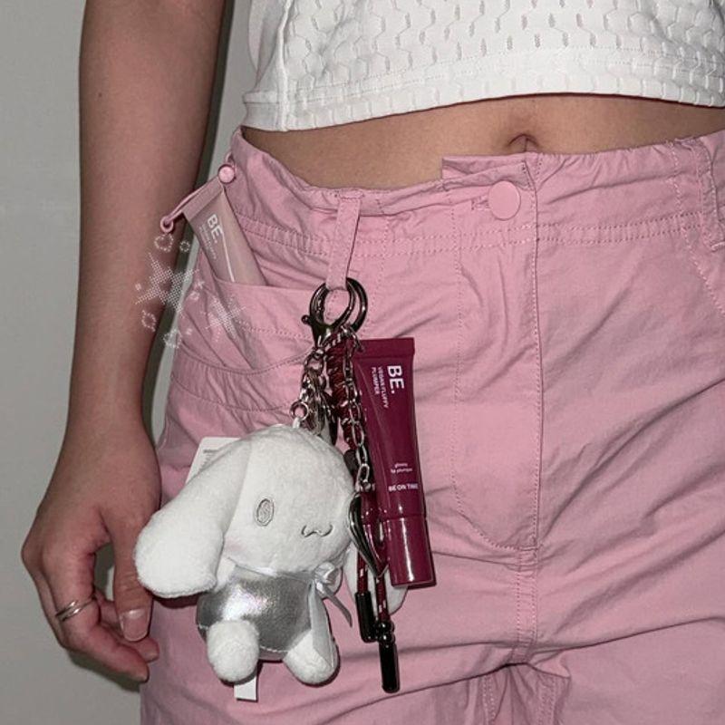 BE ON TIME Веганский Пушистый Брелок-Плампер Набор 03 Молочный Виноград 10г Milk Grape + Attachment Ring Added