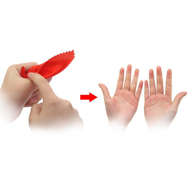 10-20PCS/Pack Finger Magic Props Kit Fake Thumb Tip Silk Scarf Disappearance Magic Trick Game Set Party Performance Supplies ZYF