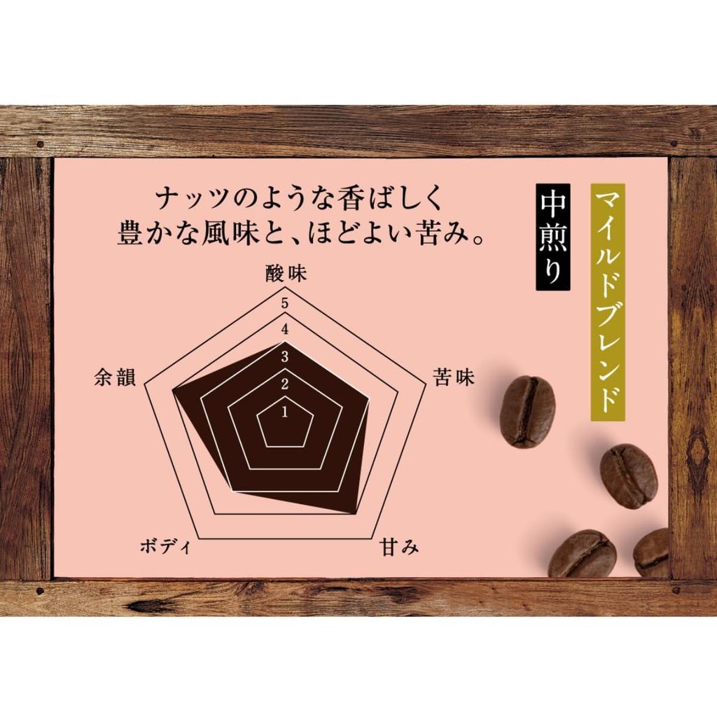 AGF Morihiko no Jikan Drip Coffee, Milde Mischung, 6 Beutel [Drip Pack]