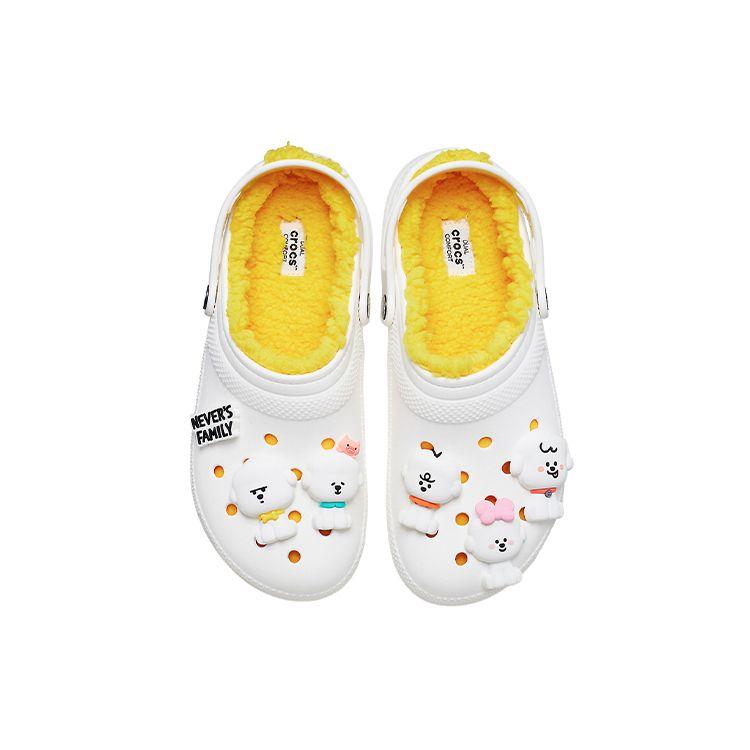 Crocs Classic Versatile Comfortable Warm Clogs Unisex Footwear Multicolor 207768-90H