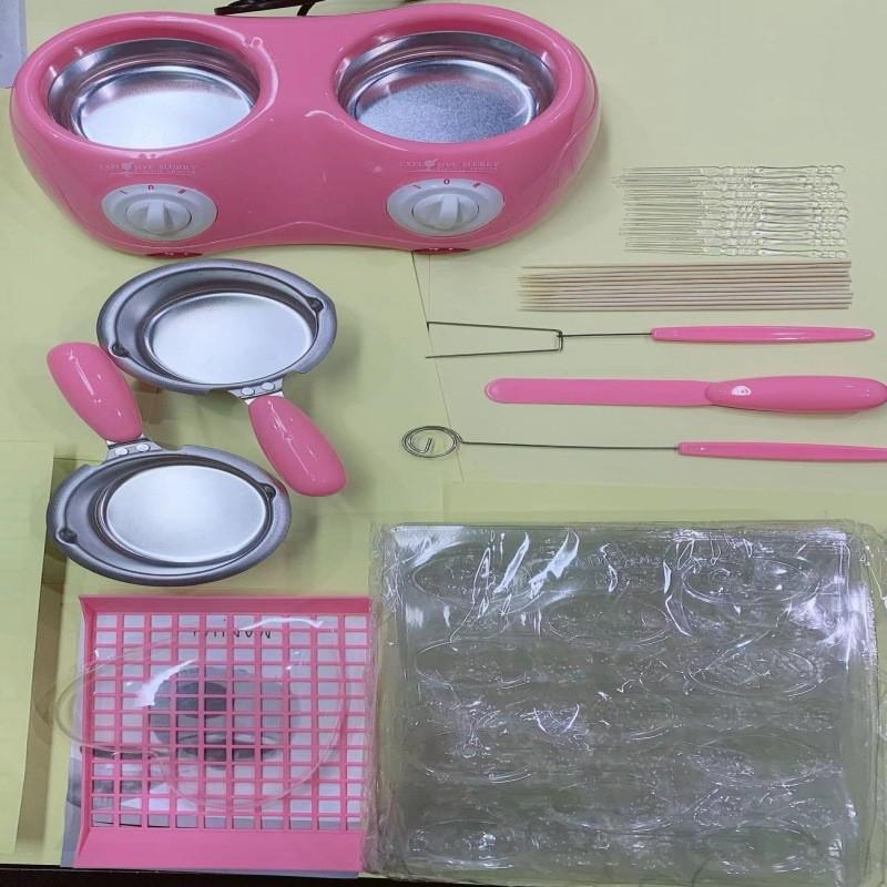 Electric Double Pot Chocolate Melting Furnace for Home Baking