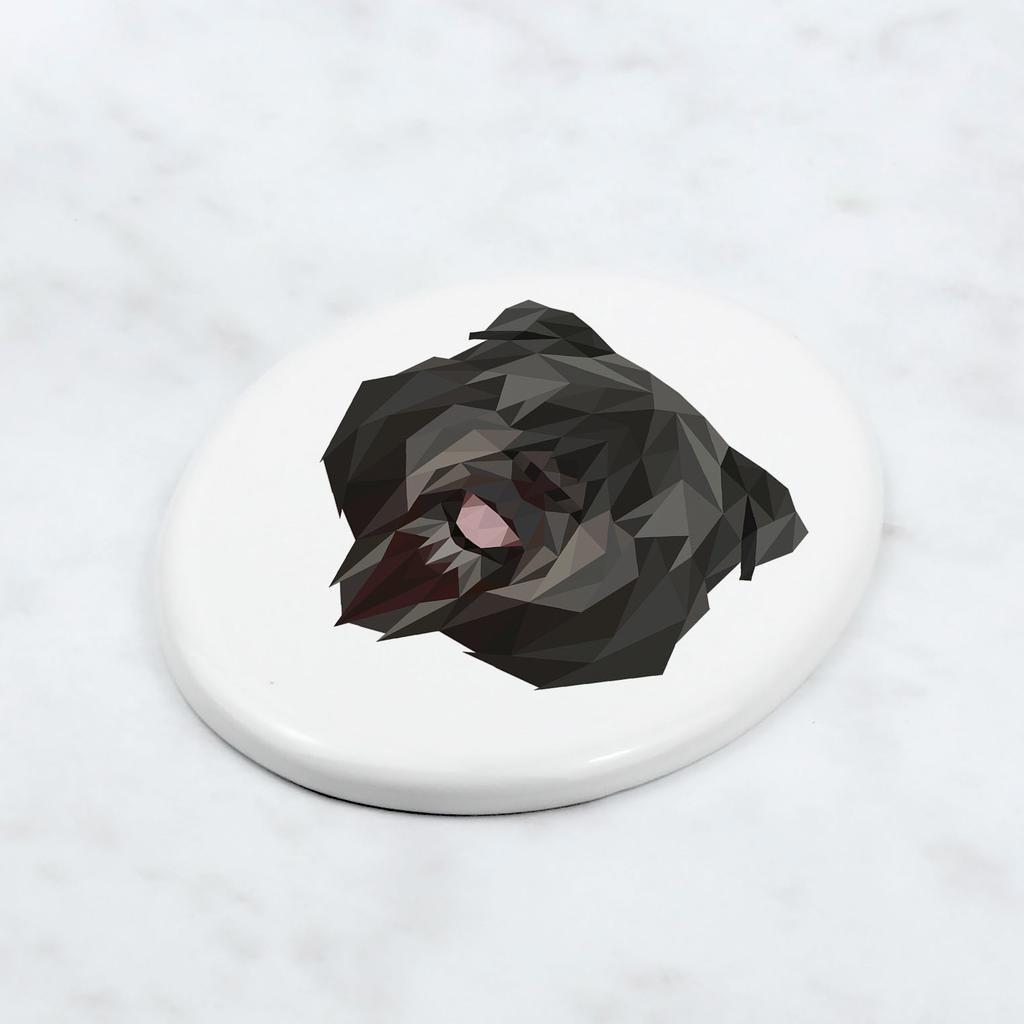 Bouvier Des Flandres -Płytka Ze Zdjęciem I Napisem Geometryczna Marki Art-Dog