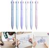 4 color telescopic pen 6 pieces 4 in 1 multi color office and study supplies smooth writing