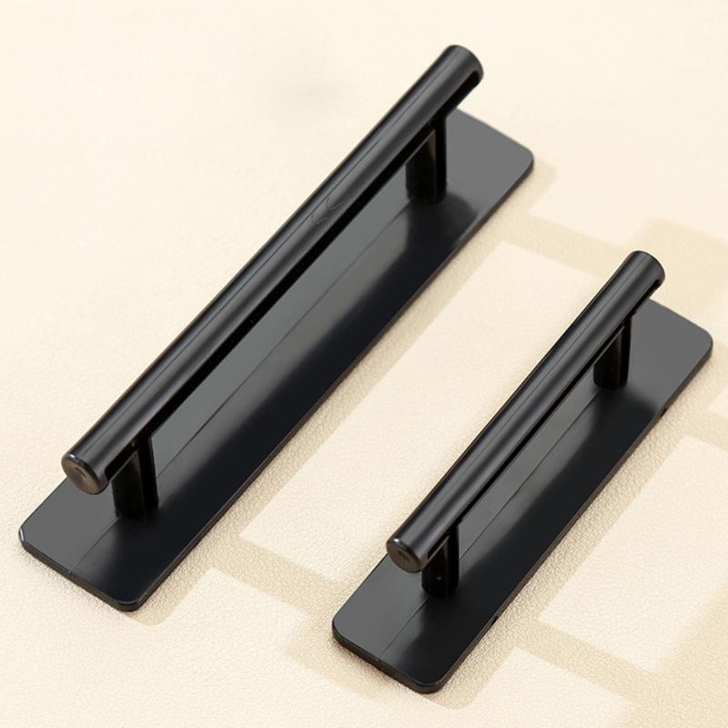 Strong Adhesive Plastic Door Pulls Smooth Grip Design Rustproof Easy To Clean Door Handles for Aluminum Wood Glass Door