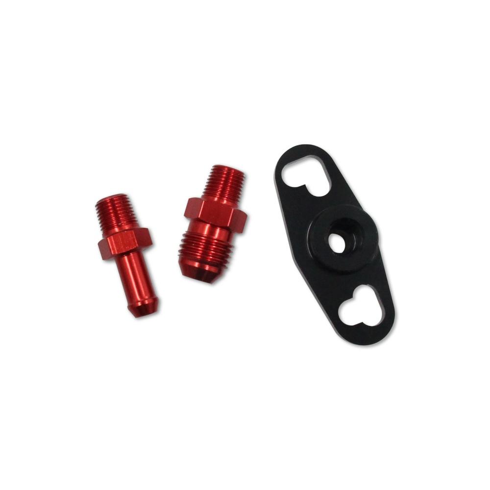 Car Fuel Pressure Regulator Adapter Kit For Nissan Toyota SR20DET 240SX 1/8NPT